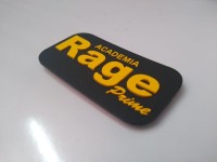Academia Rage - Etiqueta de Borracha